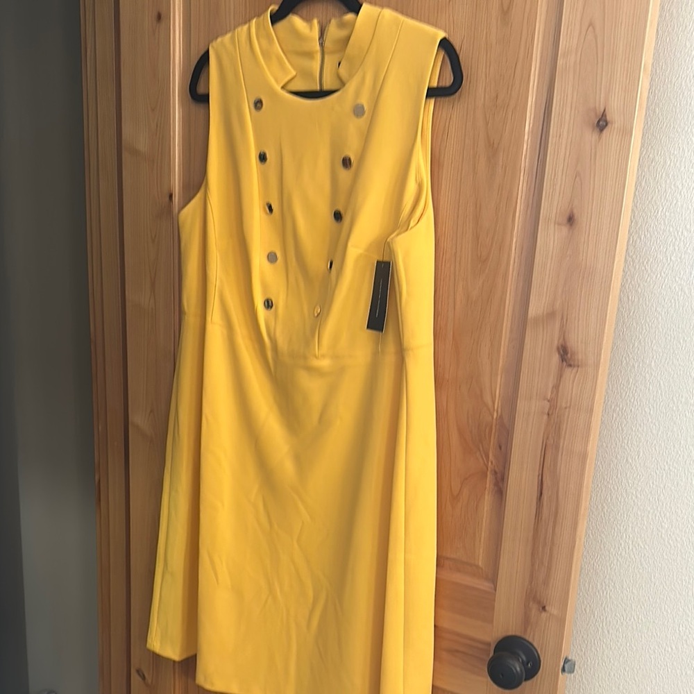 Yellow Sleeveless Dress - Tommy Hilfiger